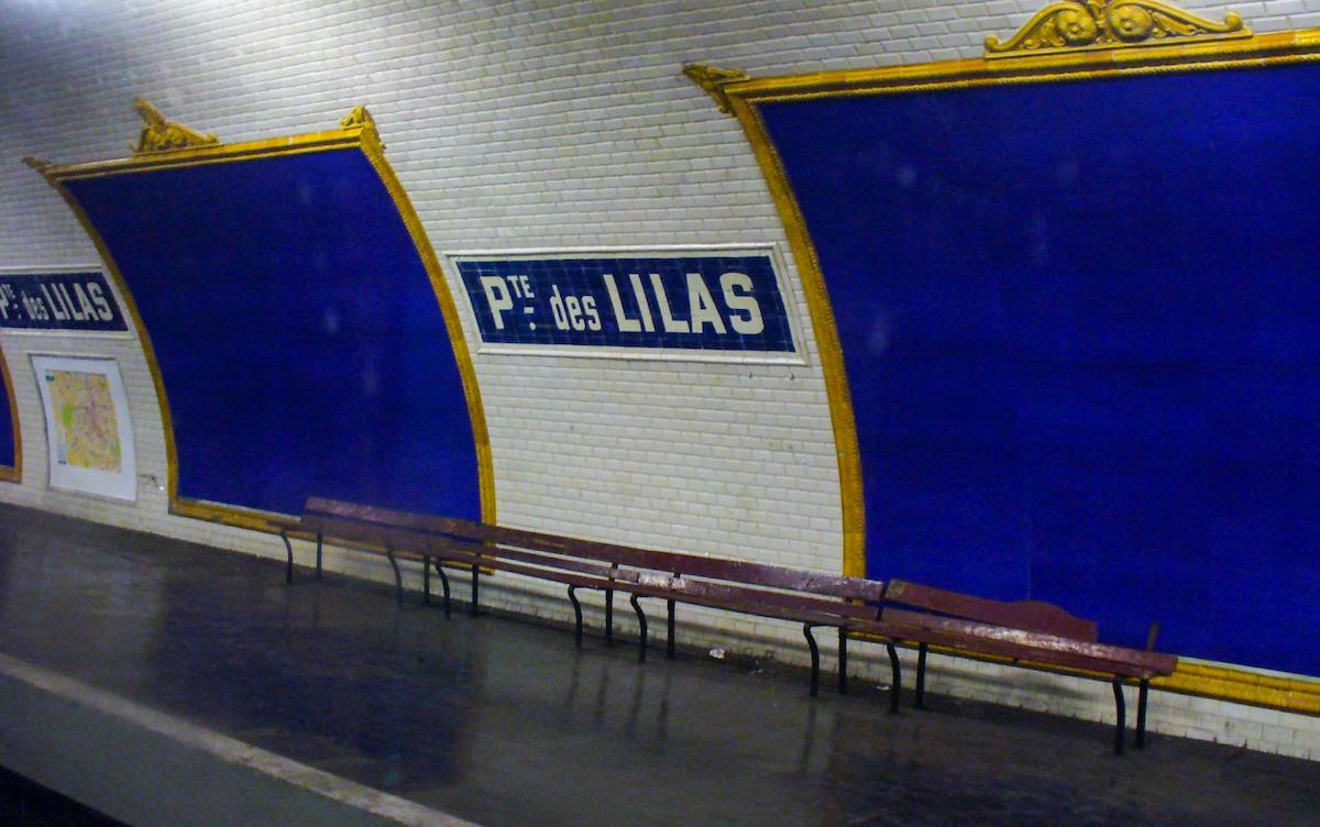 Paris metro station for movies