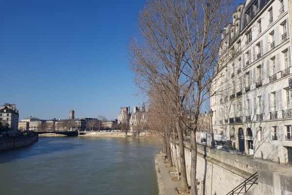 My first walk in Paris